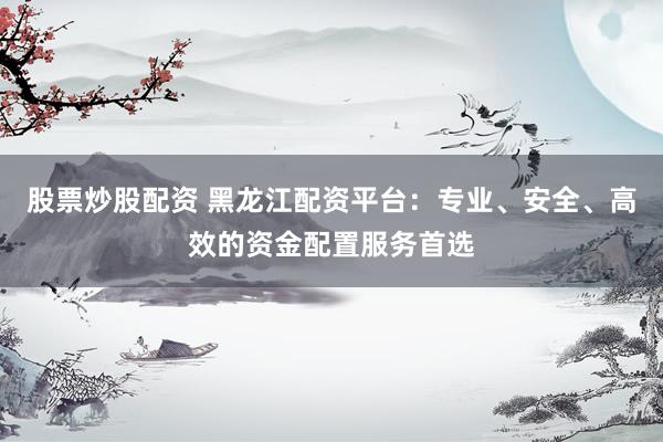 股票炒股配资 黑龙江配资平台：专业、安全、高效的资金配置服务首选