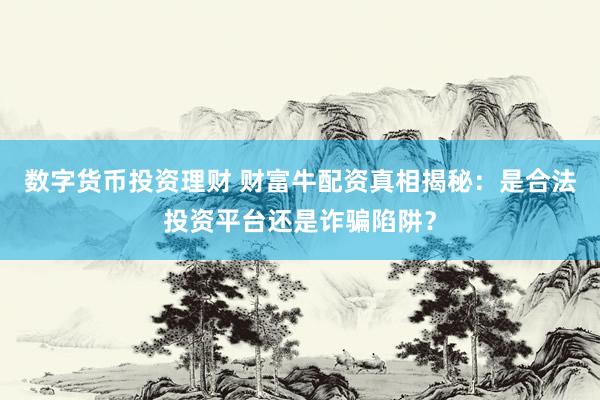 数字货币投资理财 财富牛配资真相揭秘：是合法投资平台还是诈骗陷阱？