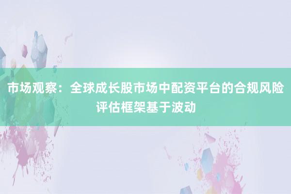 市场观察：全球成长股市场中配资平台的合规风险评估框架基于波动
