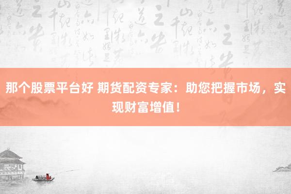 那个股票平台好 期货配资专家：助您把握市场，实现财富增值！
