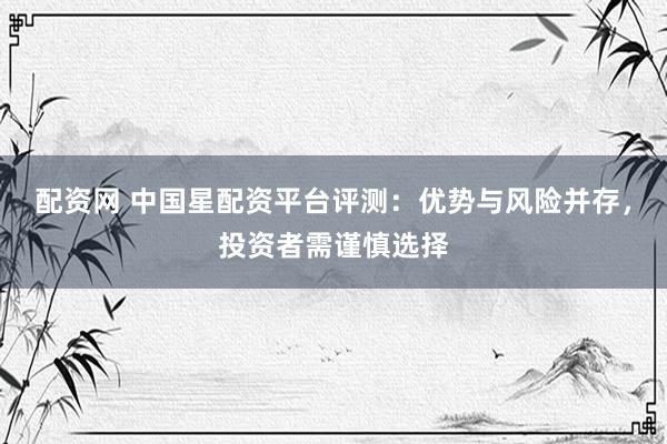 配资网 中国星配资平台评测:优势与风险并存,投资者需谨慎选择