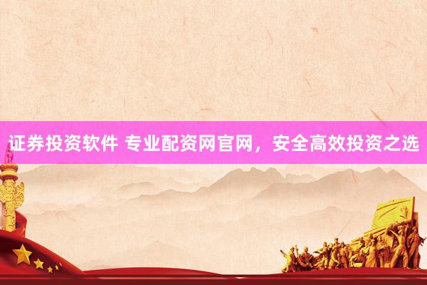 证券投资软件 专业配资网官网，安全高效投资之选